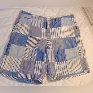 Men’s Polo Patchwork Shorts Sz 36